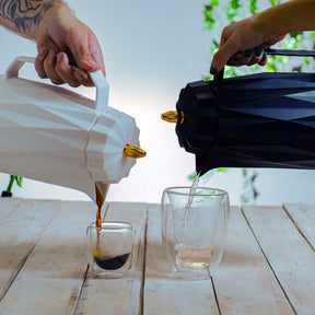 Copo para Café Parede Dupla em Vidro Borossilicato Transparente 70ml