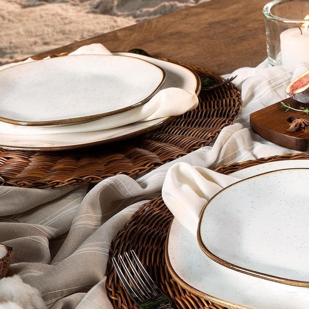 Aparelho de Jantar e Chá 30 Pçs Oxford Ryo Maresia