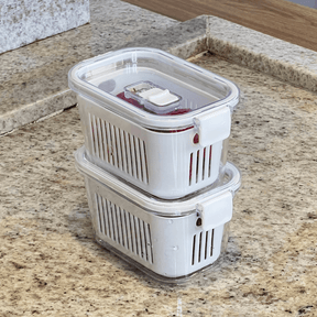 Pote Hermético Slim Multiuso Branco 630ml