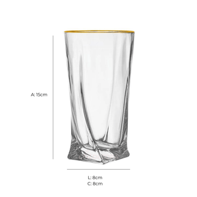 Jogo 6 Copos em Cristal Ice 280ml