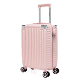 Mala de Bordo ABS 29L Lequeen Rosé com Cadeado Integrado