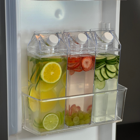 Garrafa Decorativa My Box 1L Transparente Organização para Bebidas