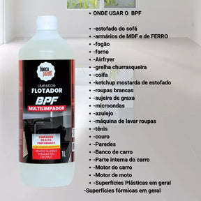 BPF 1L Flotador Multiuso Limpa Qualquer Superfície Concentrado