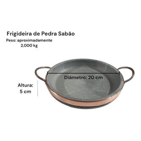 Jogo de Panelas de Pedra Sabão Duráveis e Saudáveis 6 peças